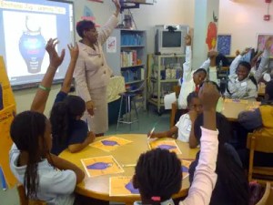 Dr. Shirley Johnson at Liberty City Elementary School