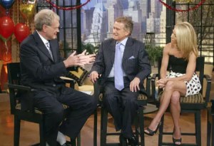 David Letterman with Regis Philbin