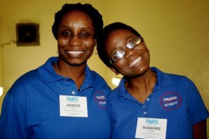 Anneze Brown and Marjorie Cherubin