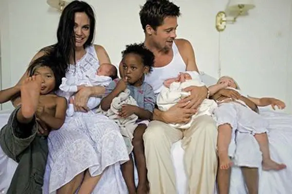 Brad Pitt Angelina Jolie Family