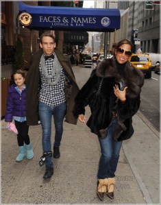 Stacey Dash and her kids out and about in NYC
