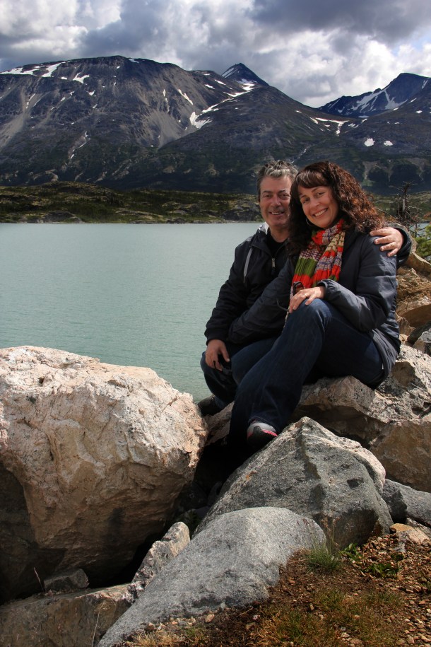 Enjoying the majestic beauty at the border between Alaska and Ca