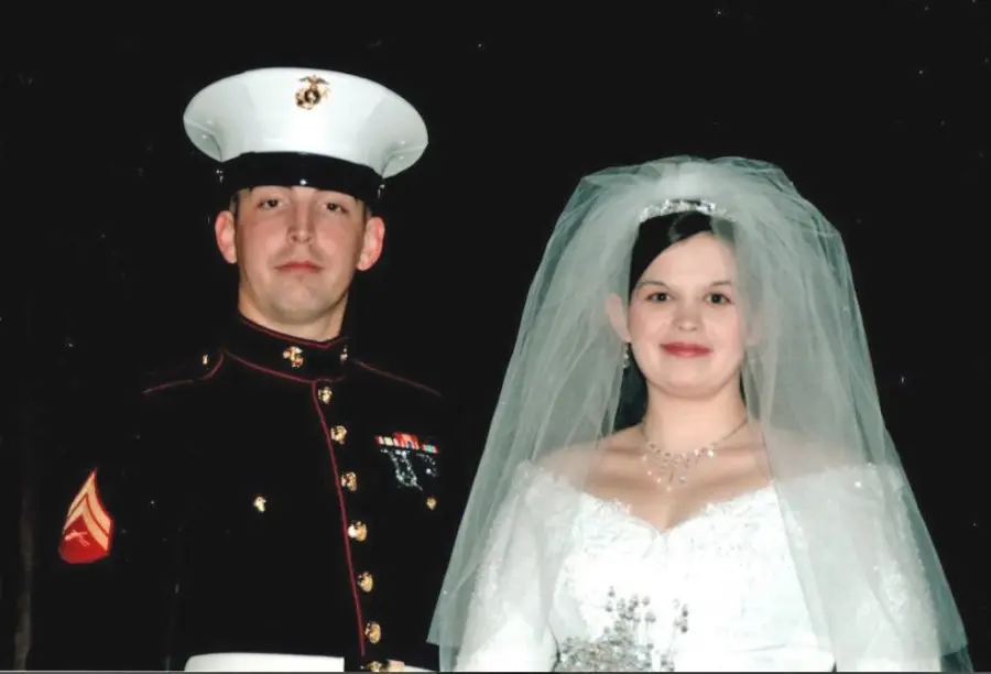 Justin Miller at wedding of Alissa Harrington