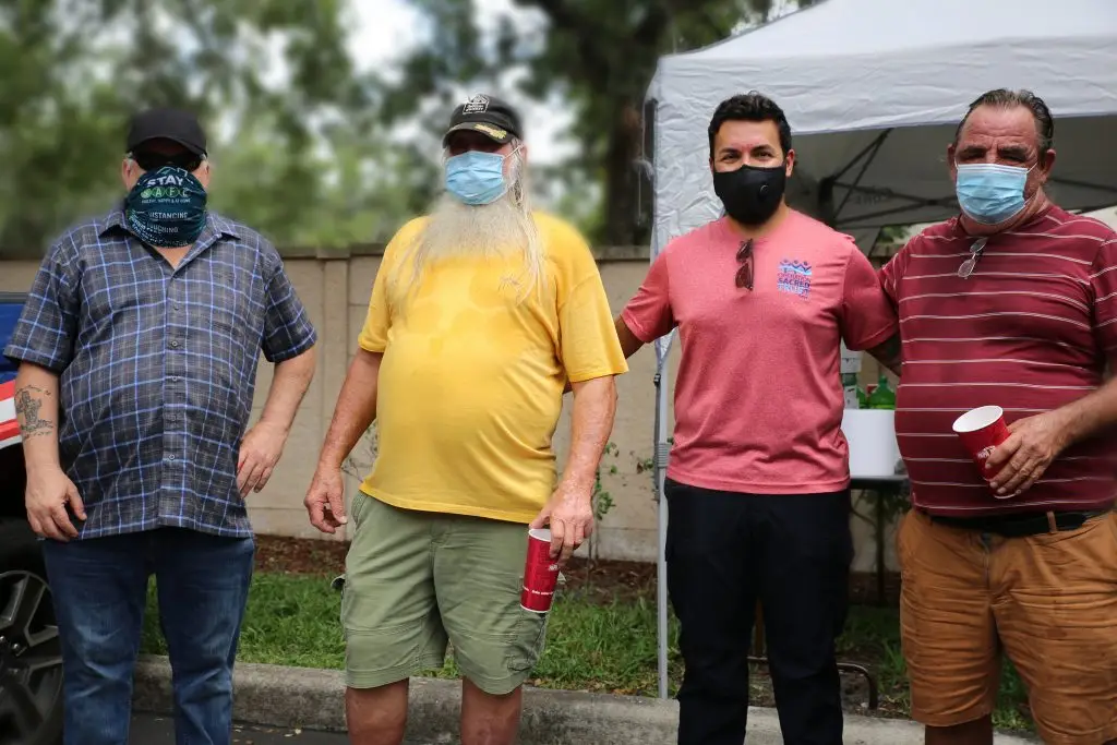 Reza-plus-three-june-25-2020 → Fatherhood Channel Operation Sacred Trust homeless veterans services in Miami