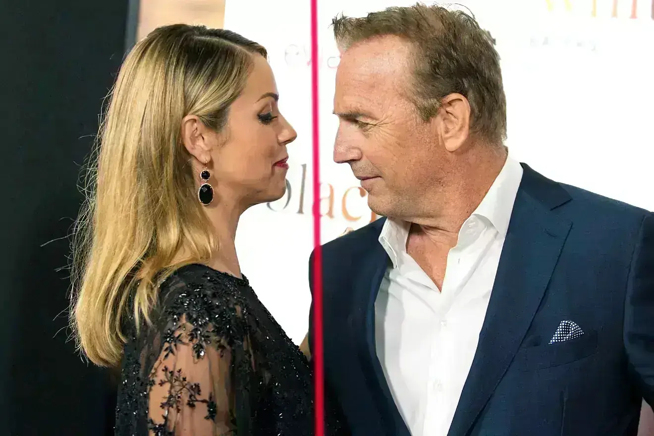 Kevin Costner and Christine Baumgartner