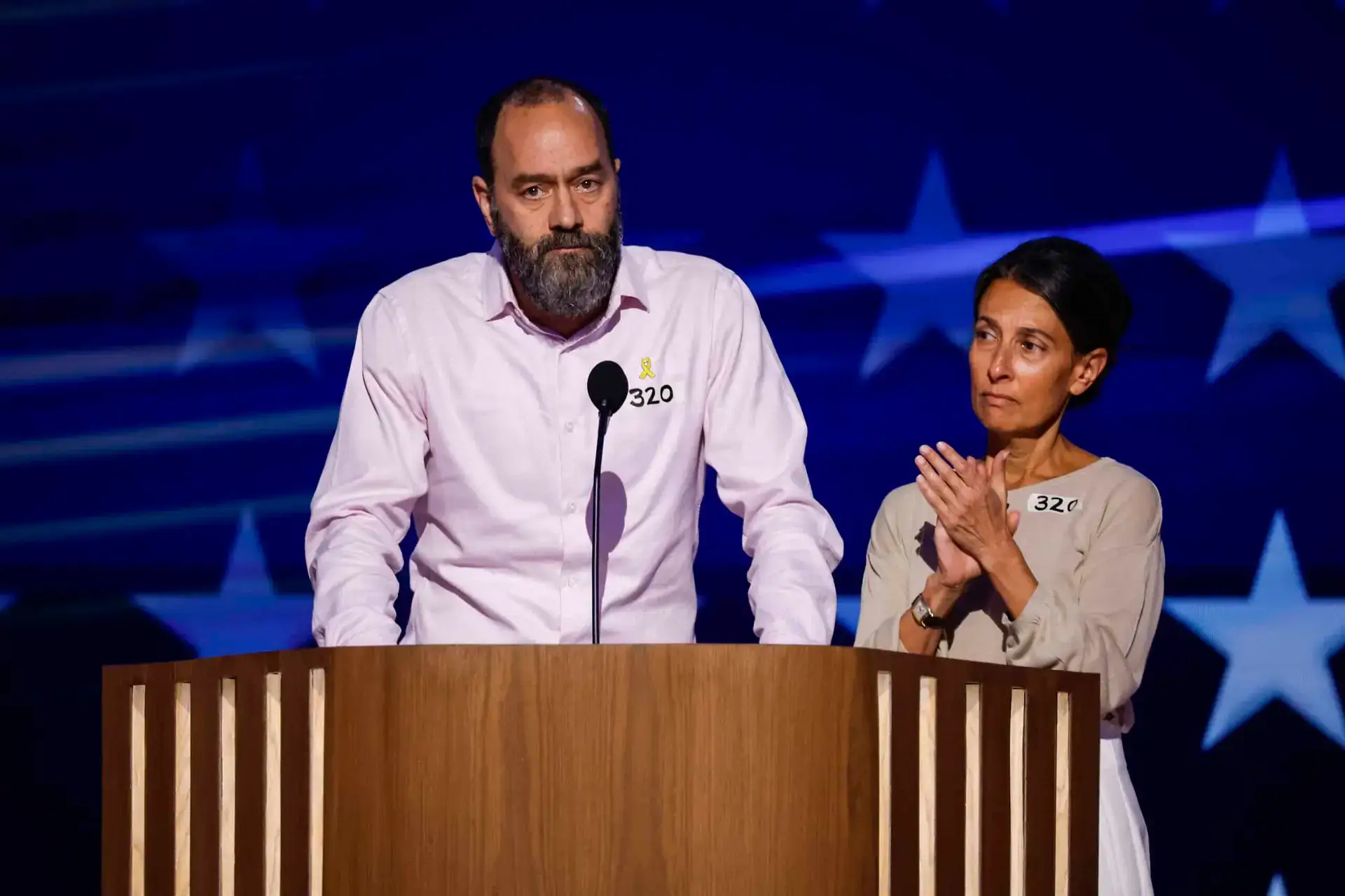 Jonathan-Polin-and-Rachel-Goldberg-Polin-at-DNC