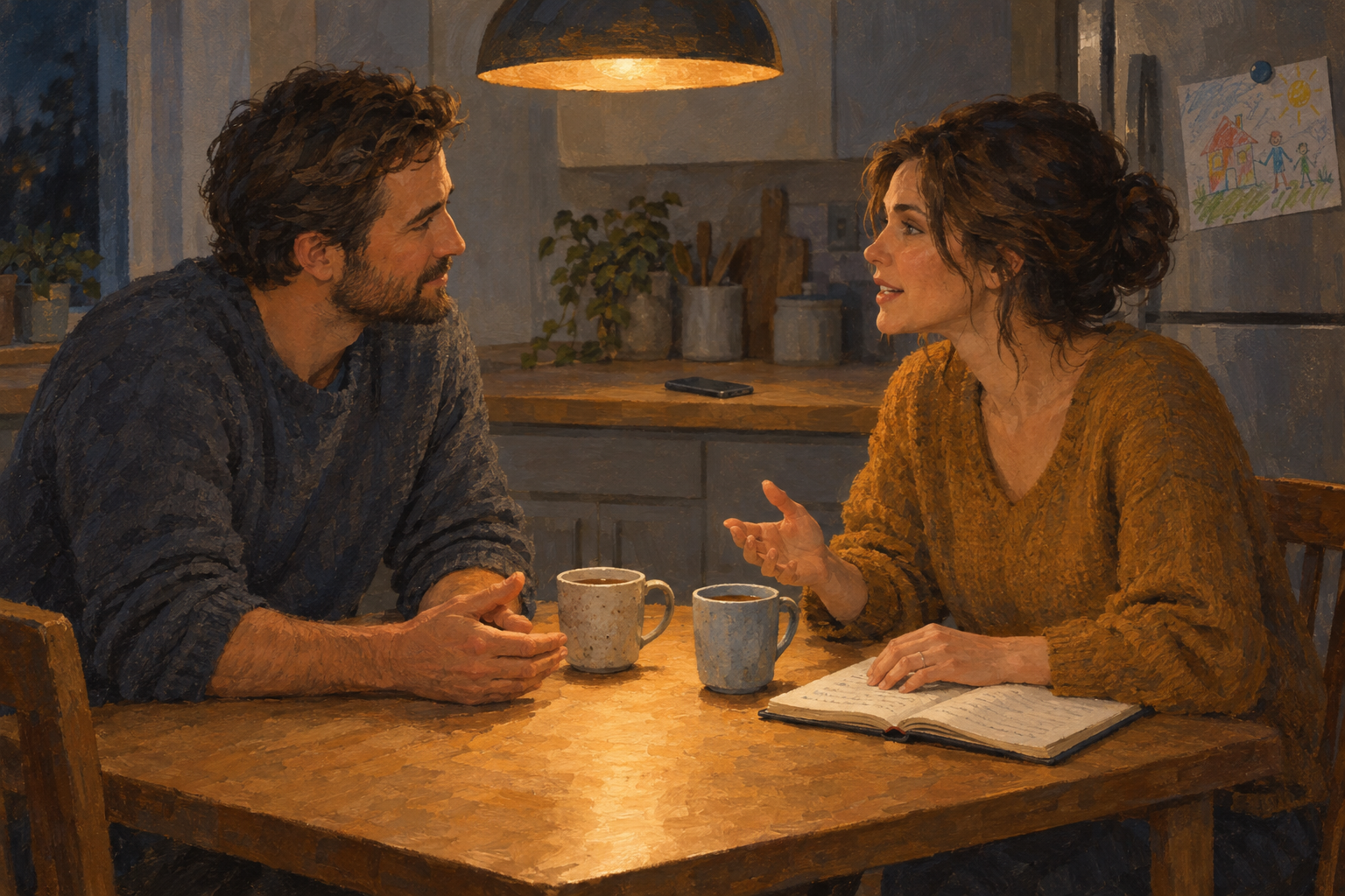 Couple practices the PAIRS Daily Temperature Reading